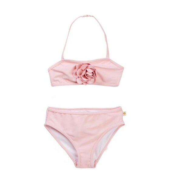 Kate Spade Little Toddler Girls Rosette Pink 2 Piece Swimsuit NEW Tags $68 2 2T